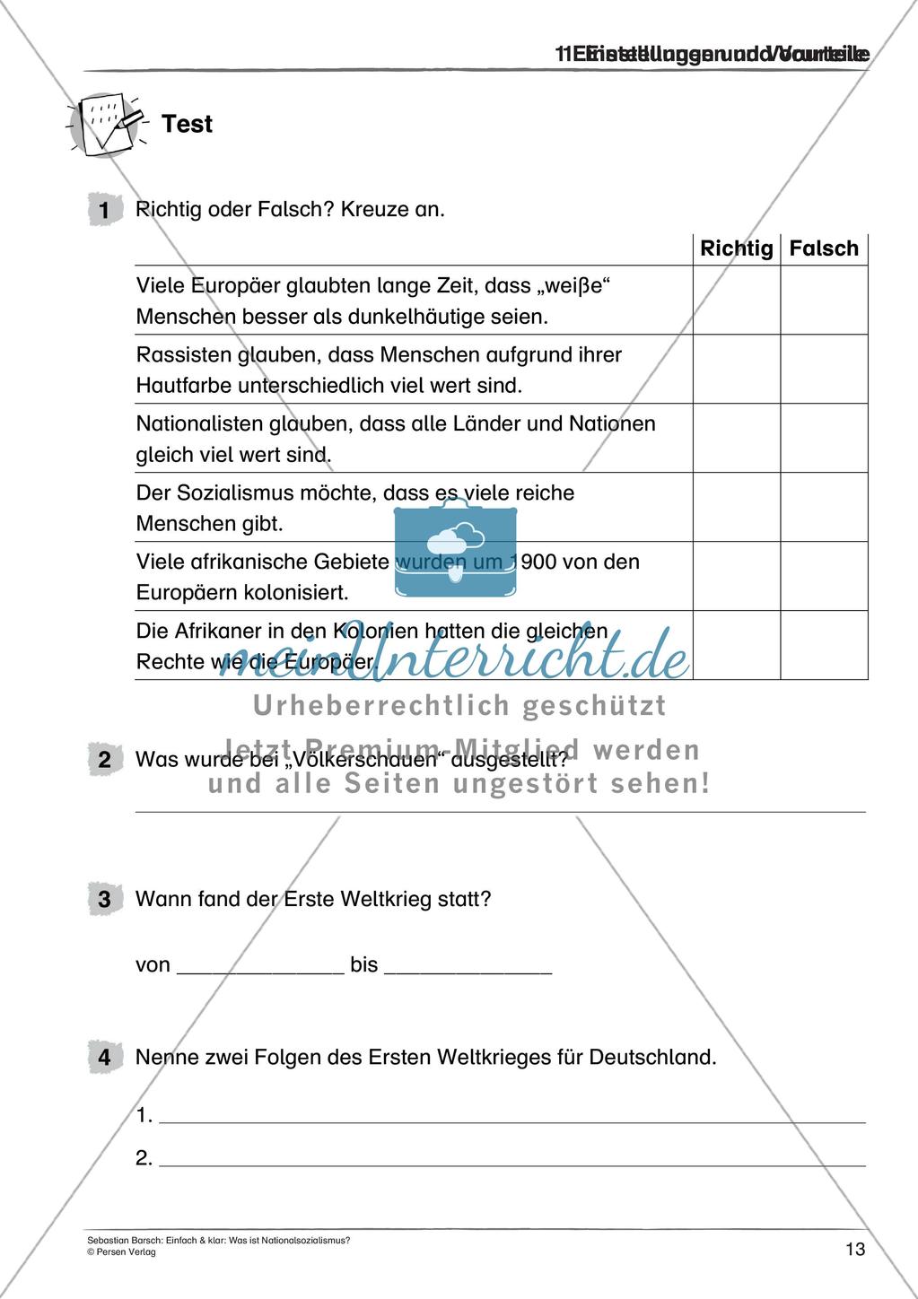 Nationalsozialismus: Entstehung und Ideologie Preview 15