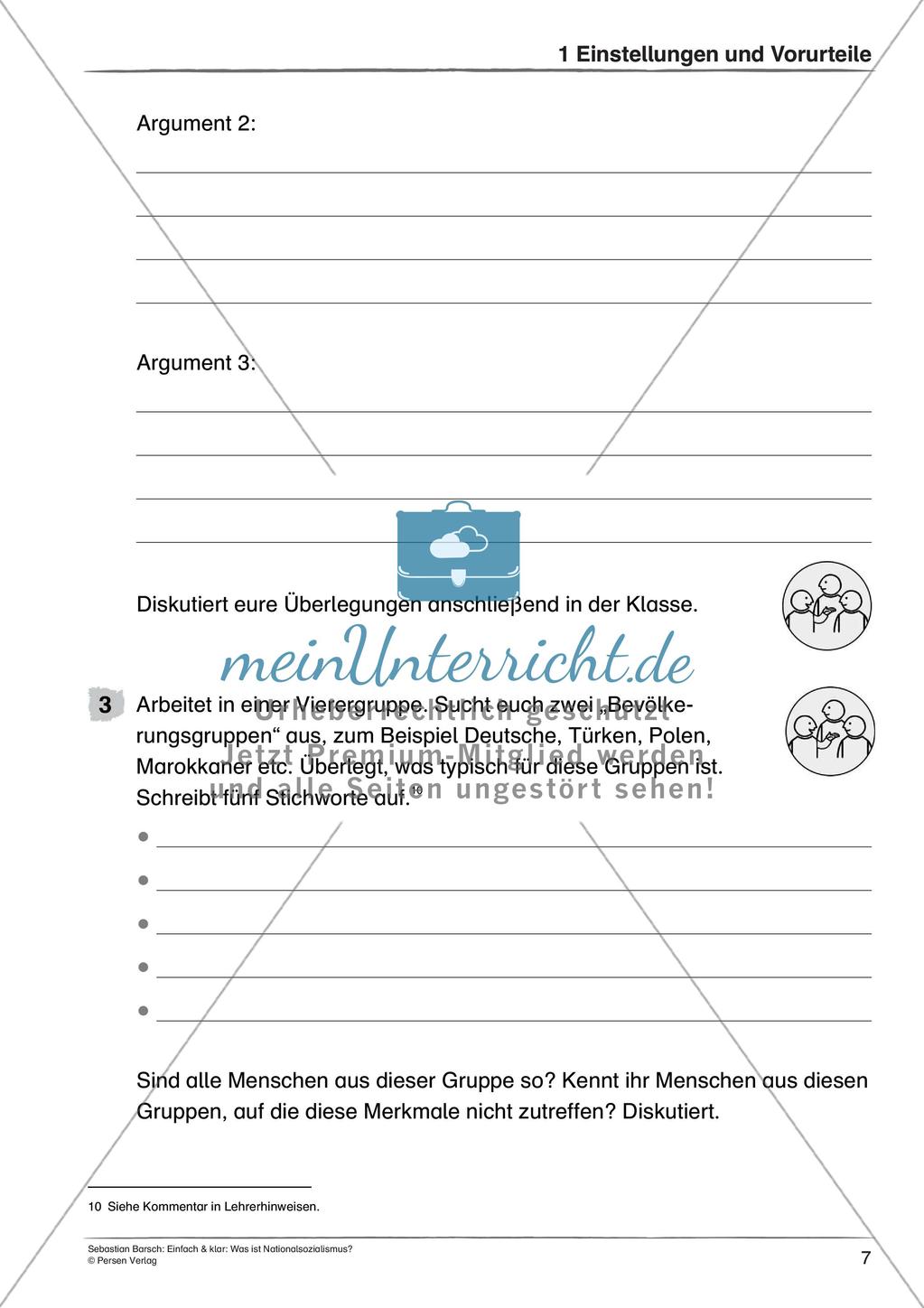Nationalsozialismus: Entstehung und Ideologie Preview 9