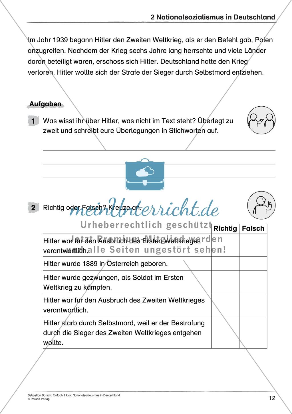 Nationalsozialismus: Leben im totalitären Staat und Antisemitismus Preview 14