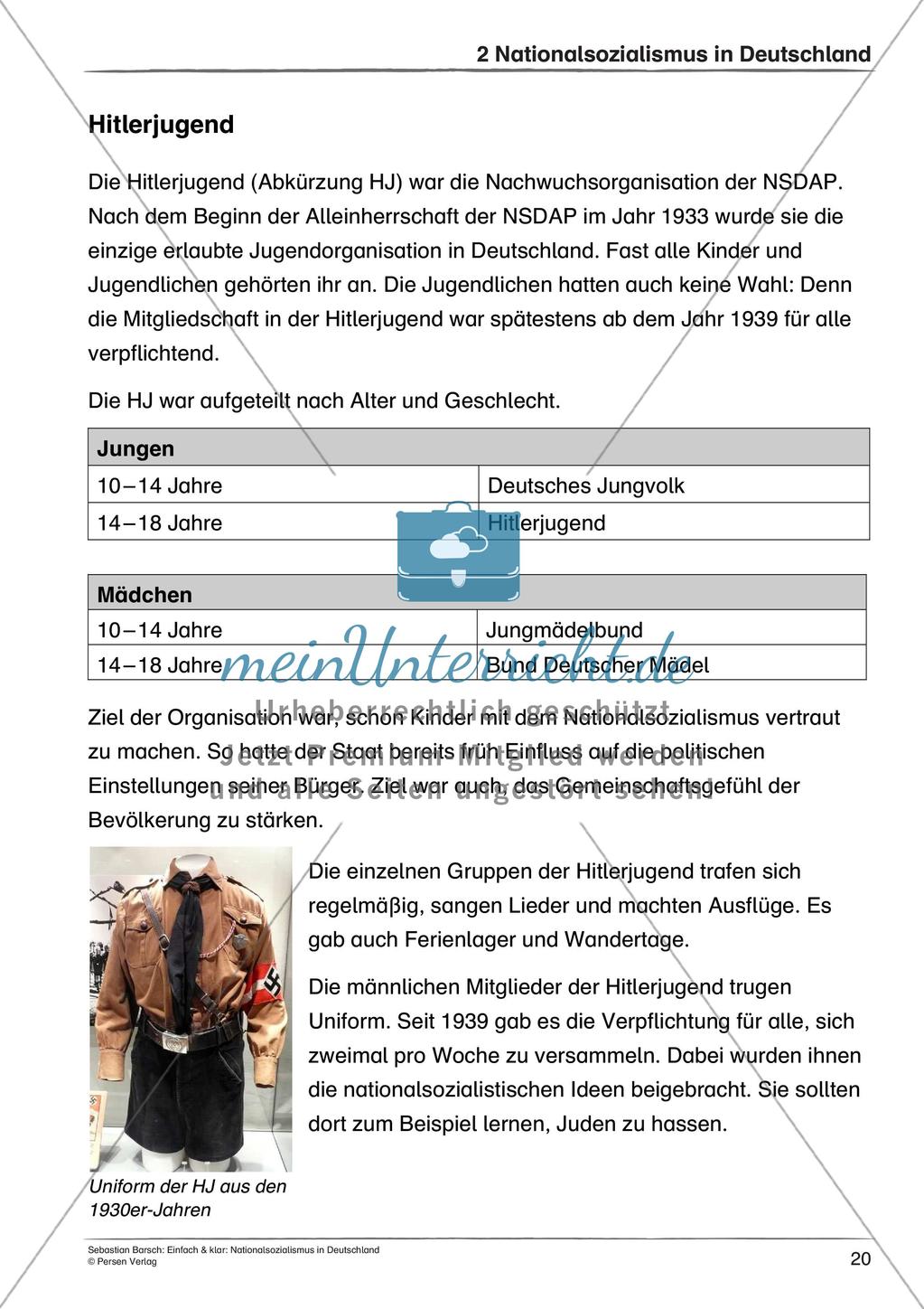 Nationalsozialismus: Leben im totalitären Staat und Antisemitismus Preview 22
