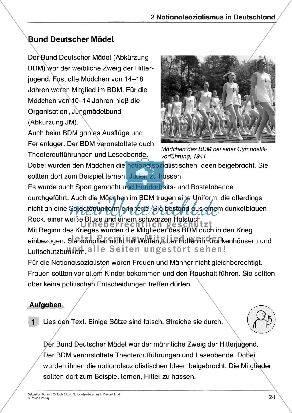 Nationalsozialismus: Leben im totalitären Staat und Antisemitismus Preview 26