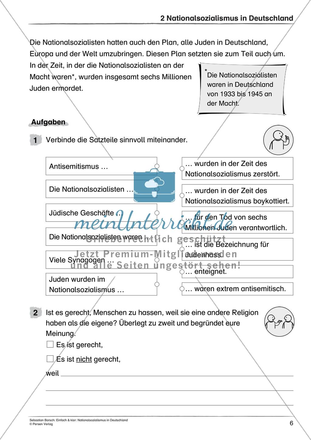 Nationalsozialismus: Leben im totalitären Staat und Antisemitismus Preview 8
