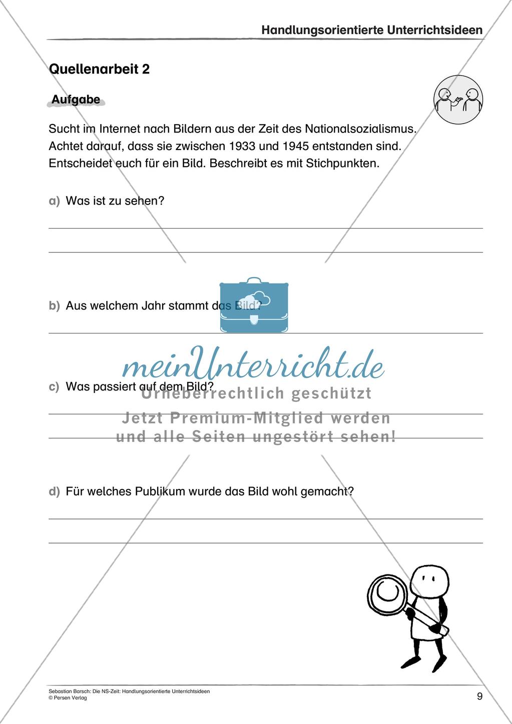 Die NS-Zeit: Quellenarbeit und Zeitzeugeninterviews Preview 11
