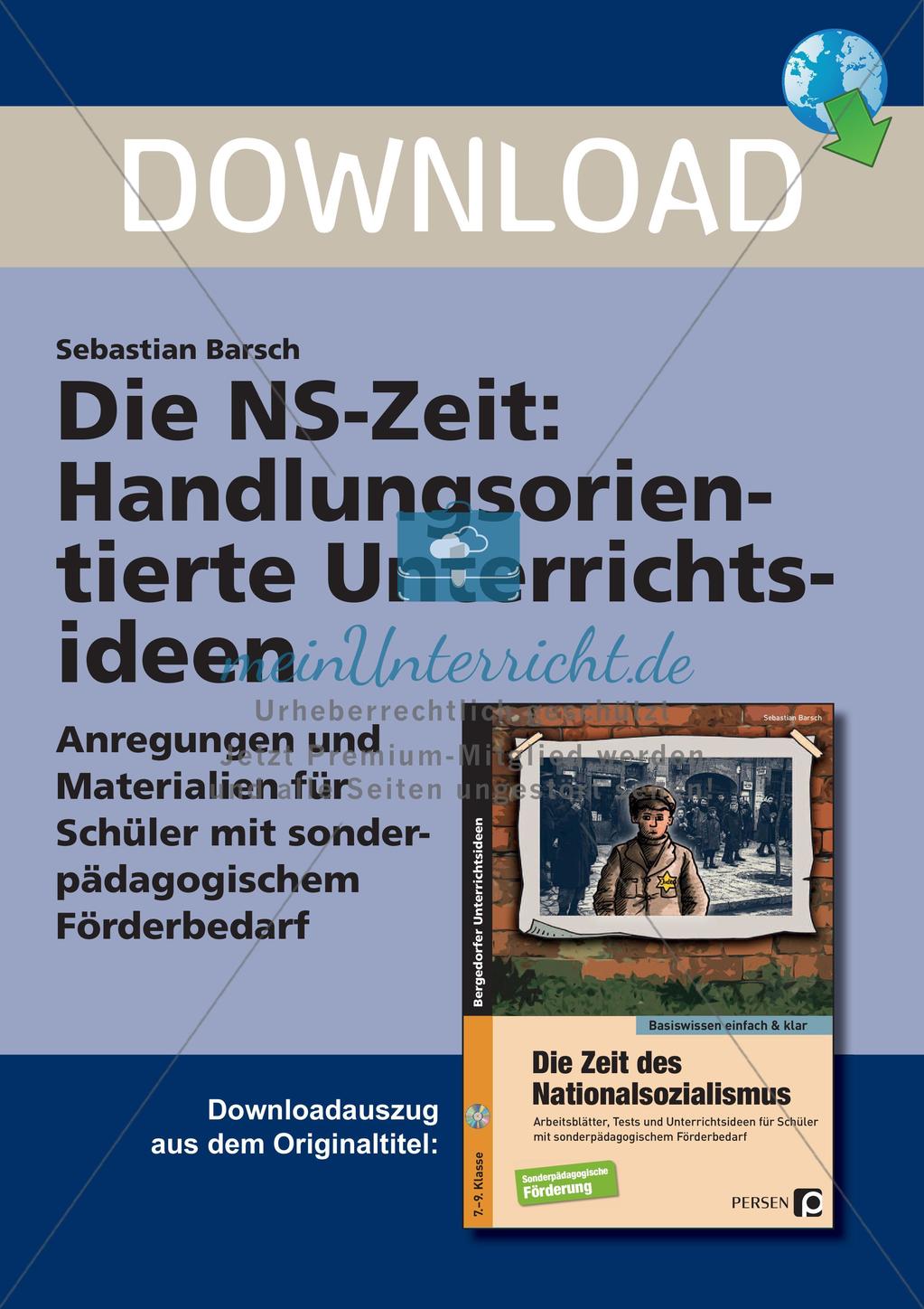 Die NS-Zeit: Quellenarbeit und Zeitzeugeninterviews Preview 1