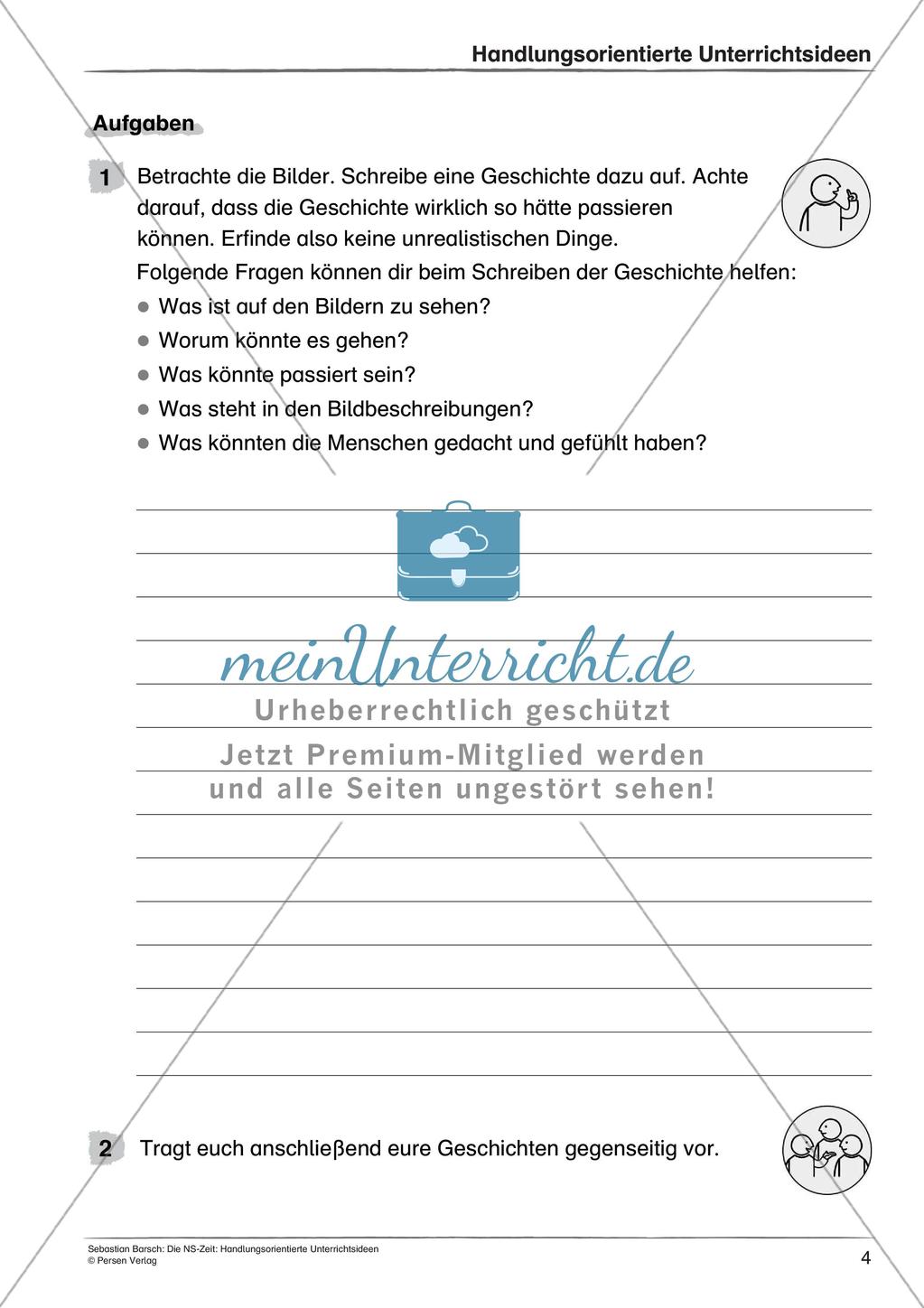 Die NS-Zeit: Quellenarbeit und Zeitzeugeninterviews Preview 6