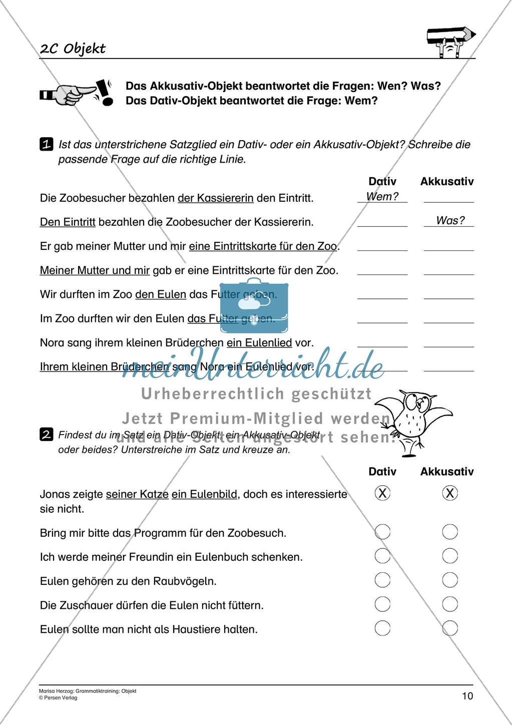 Grammatiktraining: Objekt Preview 12
