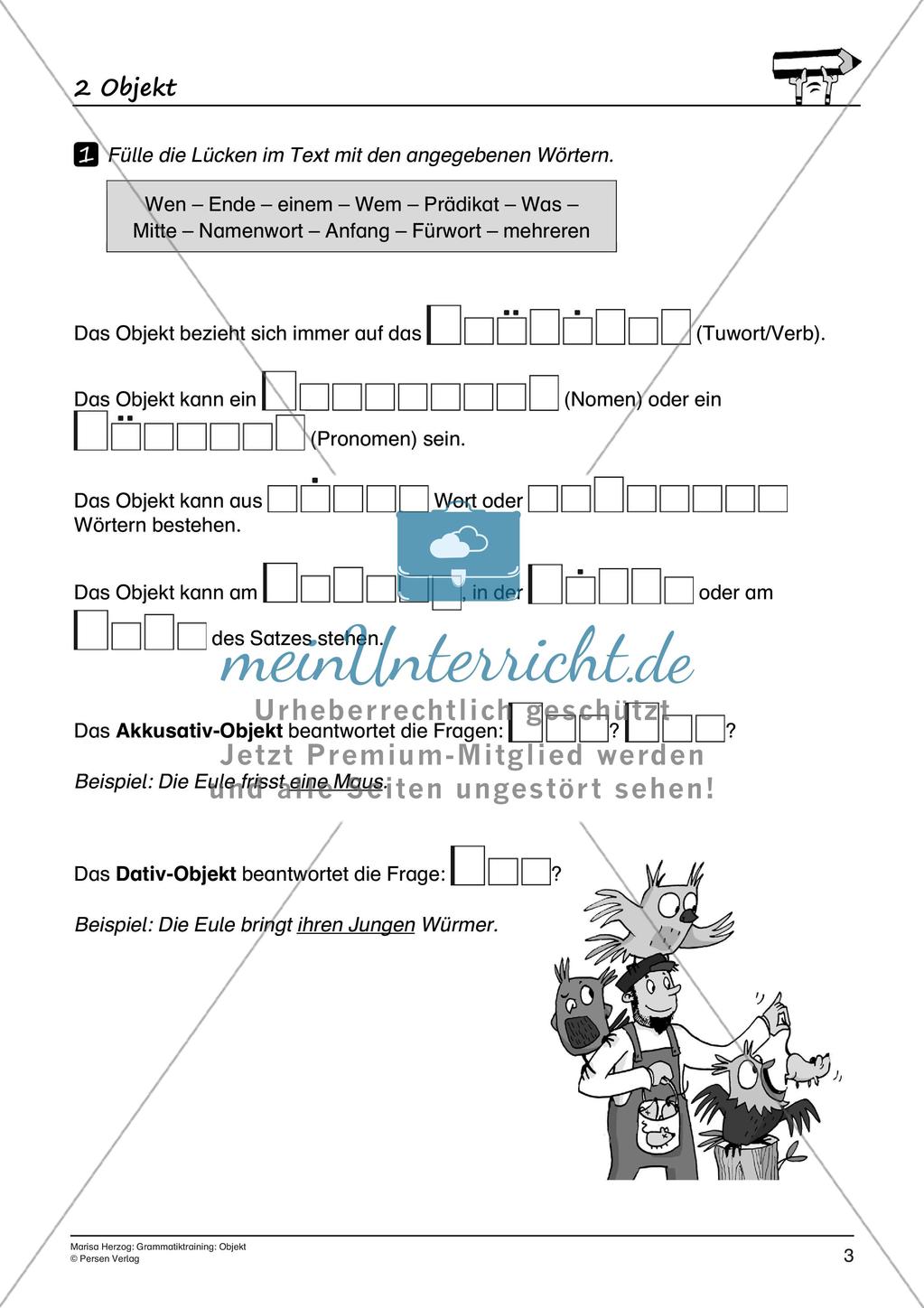 Grammatiktraining: Objekt Preview 5