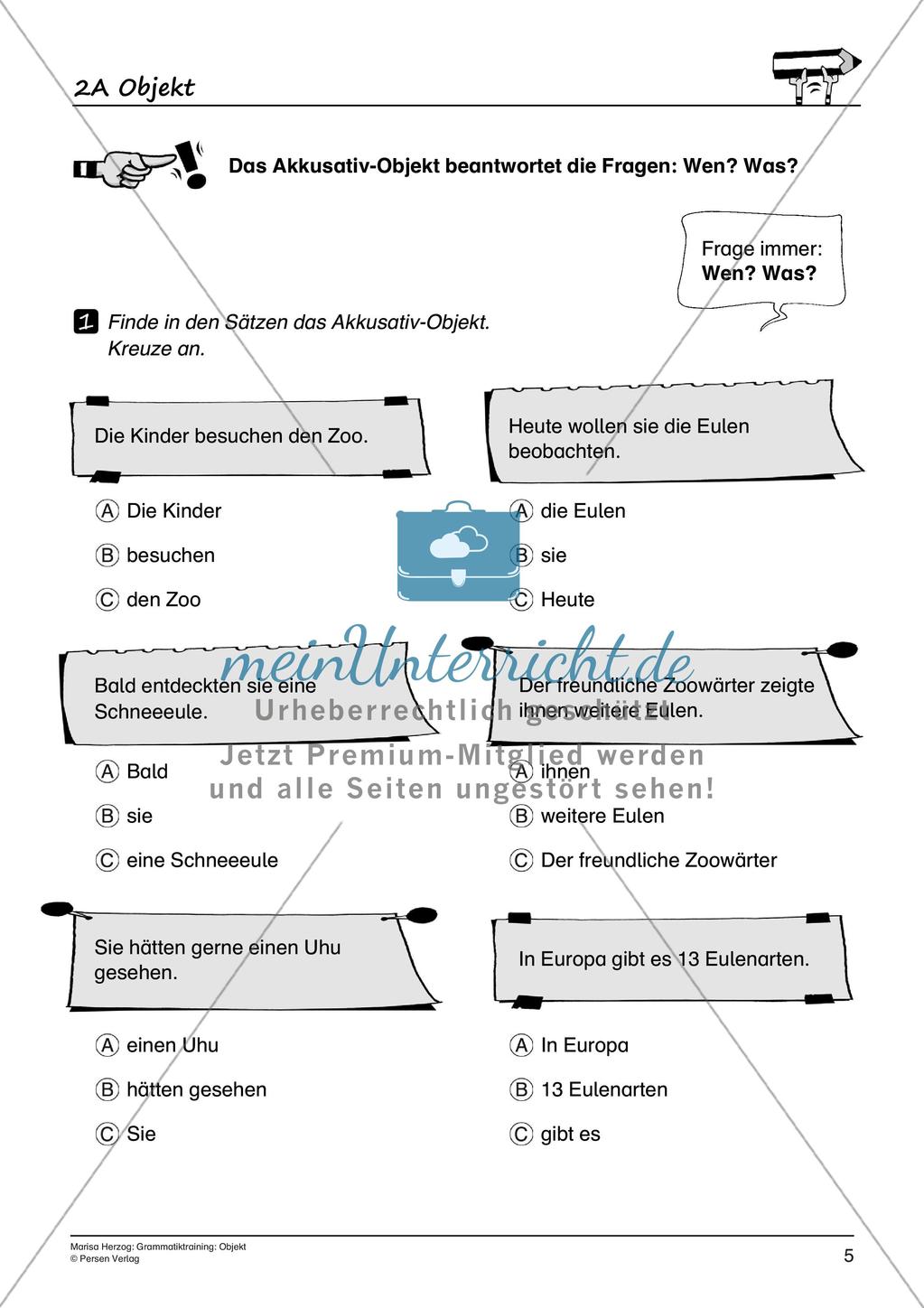 Grammatiktraining: Objekt Preview 7