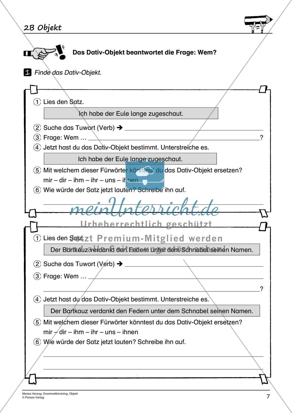 Grammatiktraining: Objekt Preview 9