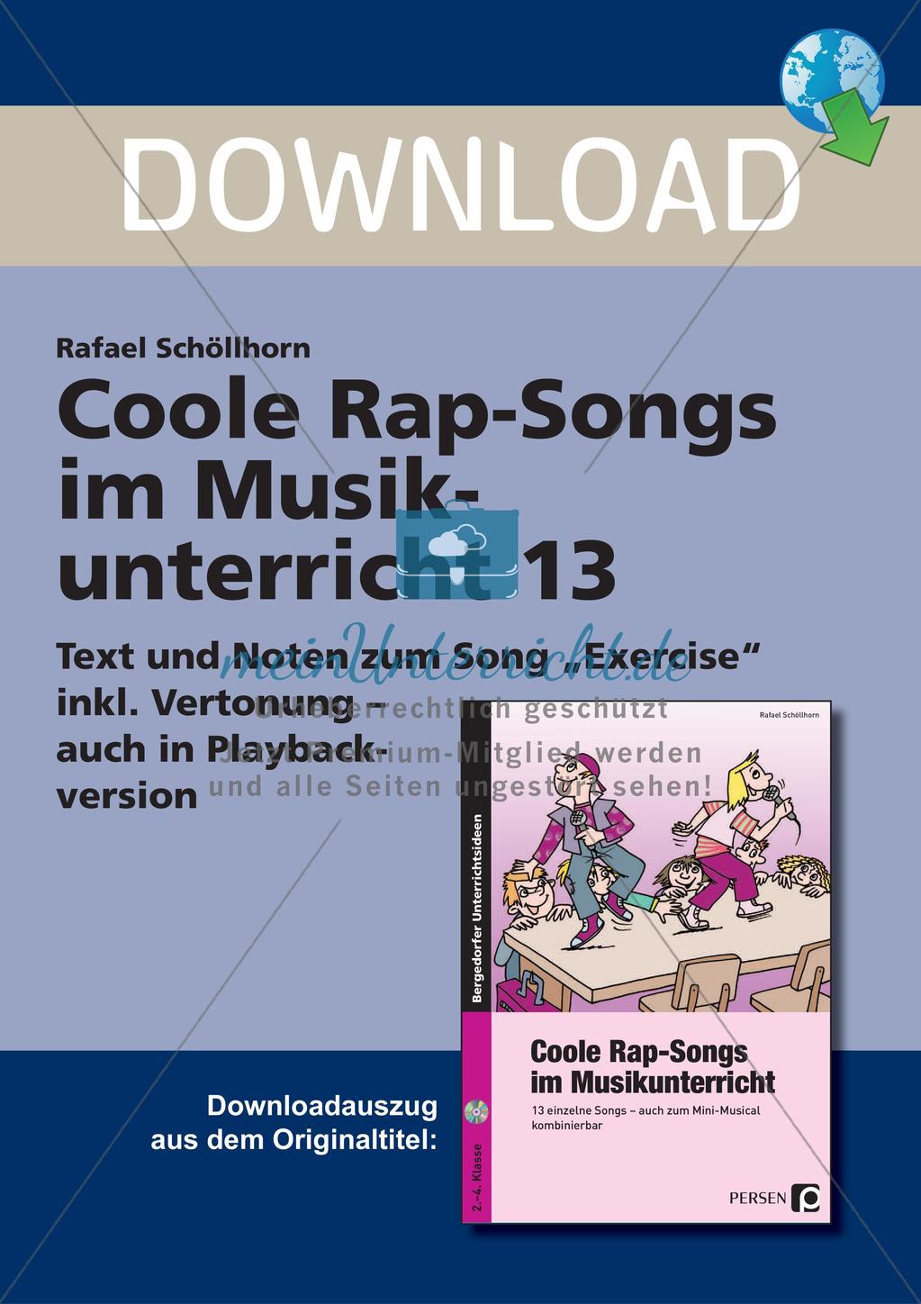 Kindgerechte Rap-Songs: Exercise Preview 1
