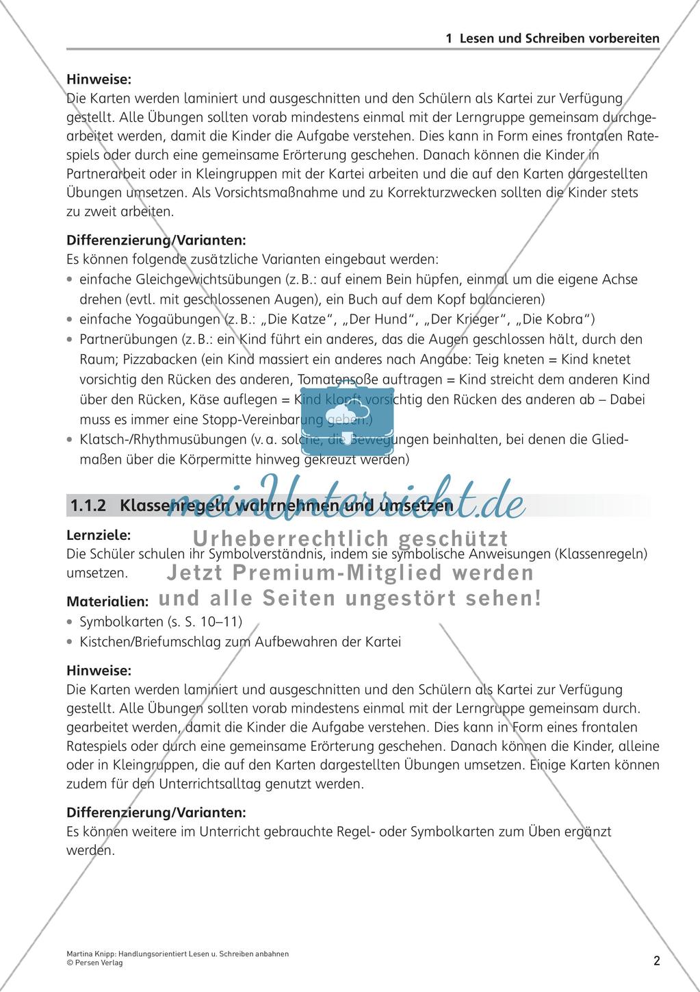 Handlungsorientiert Lesen und Schreiben anbahnen Preview 4