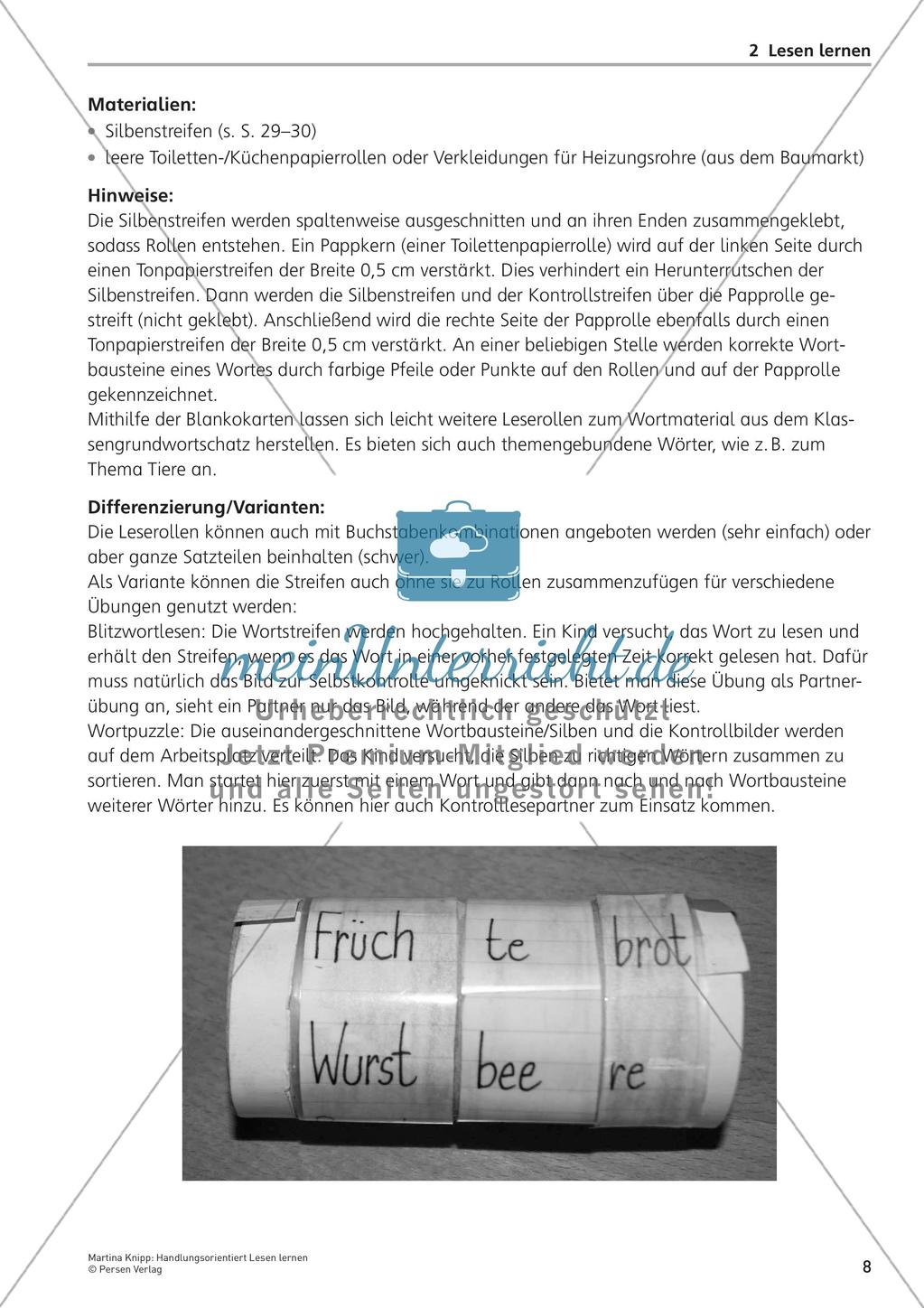 Handlungsorientiert Lesen lernen Preview 10