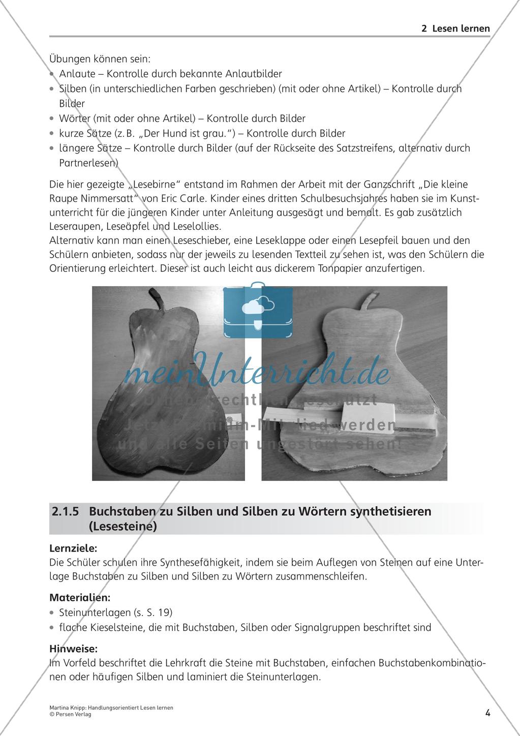 Handlungsorientiert Lesen lernen Preview 6
