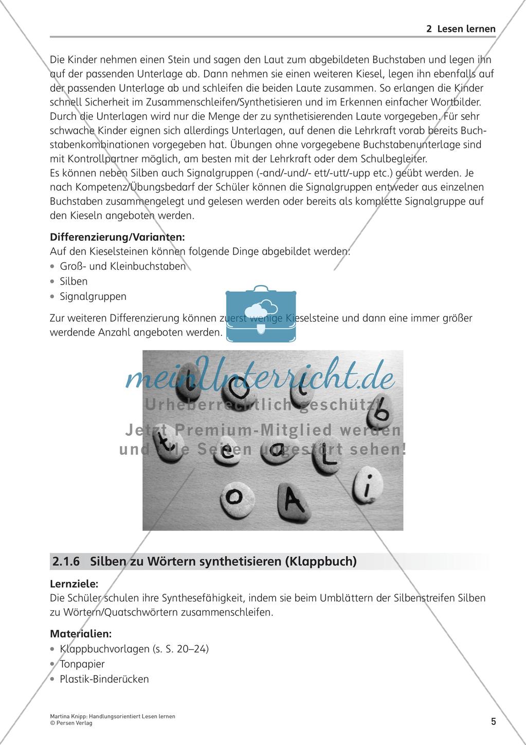 Handlungsorientiert Lesen lernen Preview 7