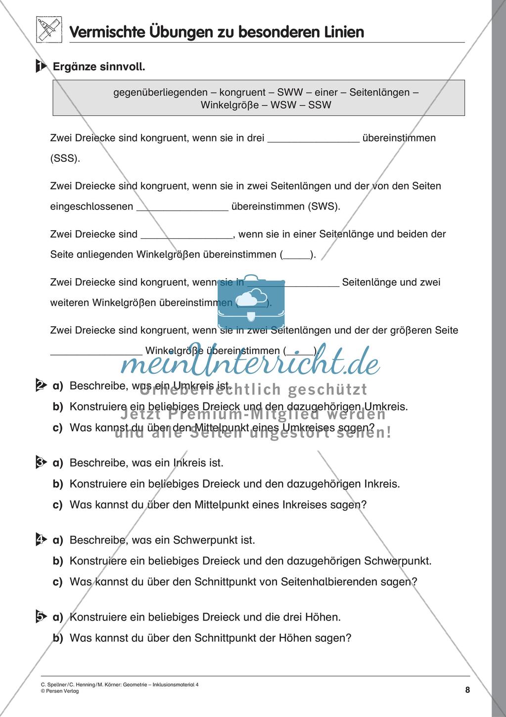 Inklusionsmaterial zum Schwerpunkt Geometrie Preview 10