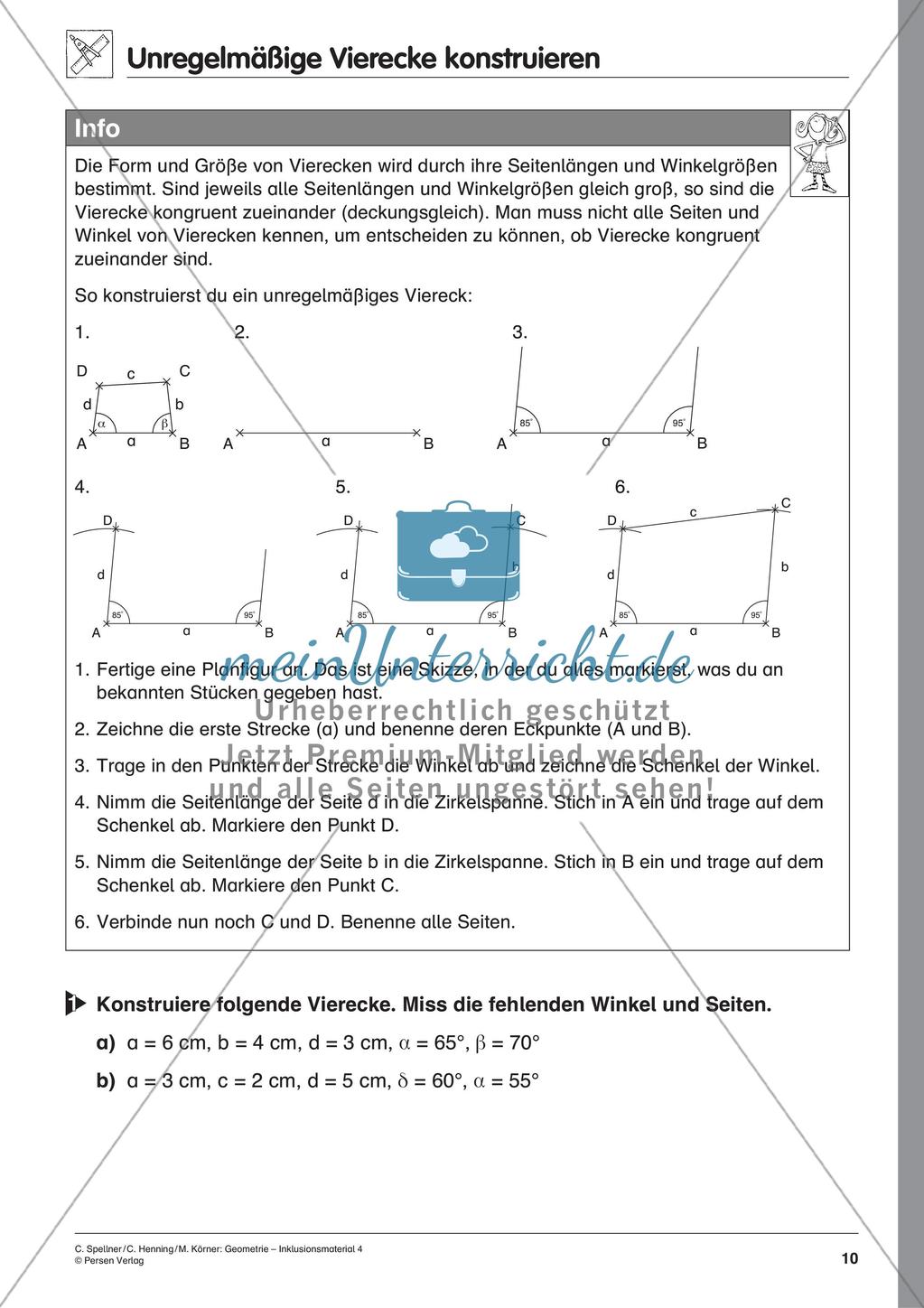 Inklusionsmaterial zum Schwerpunkt Geometrie Preview 12