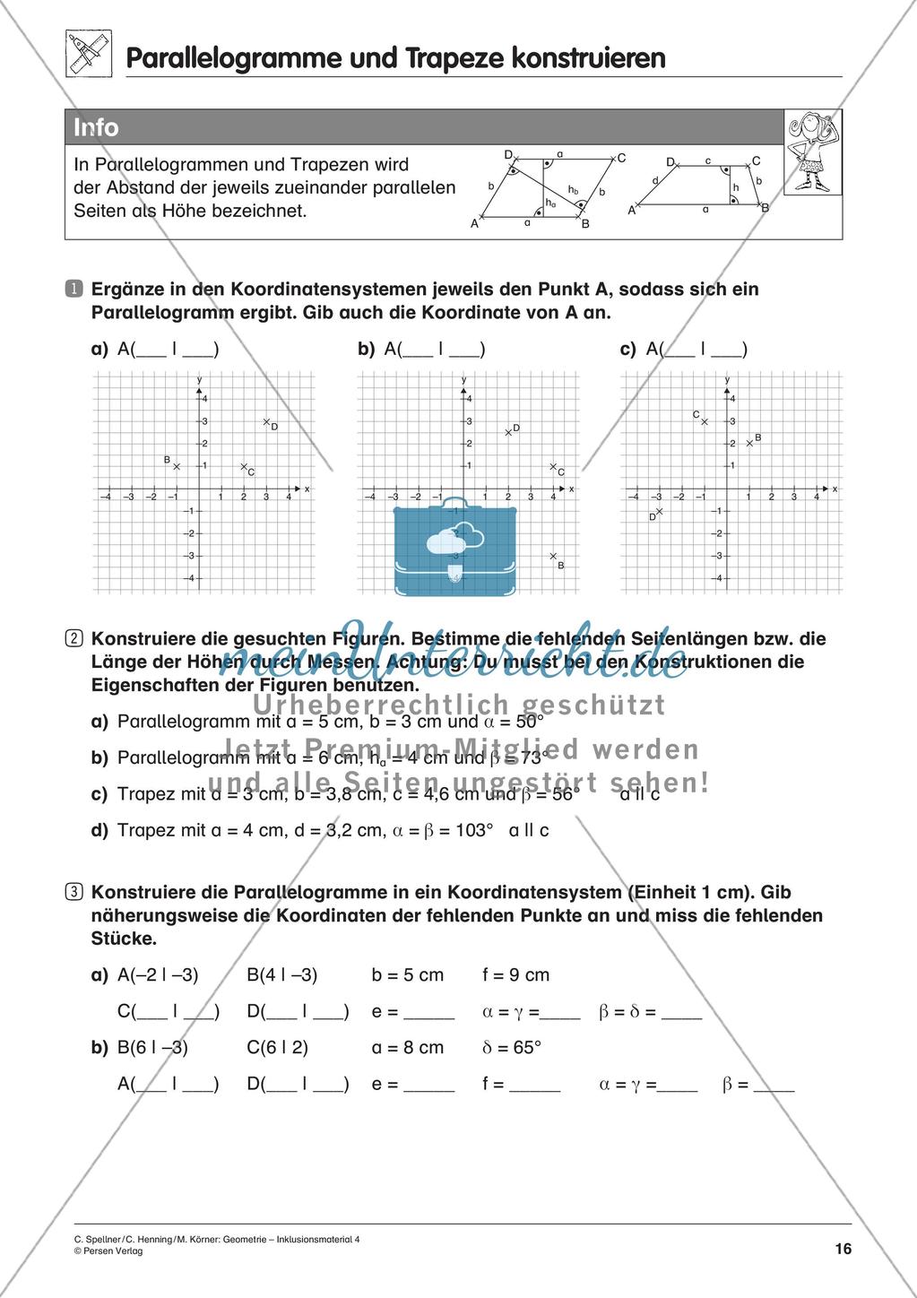 Inklusionsmaterial zum Schwerpunkt Geometrie Preview 18