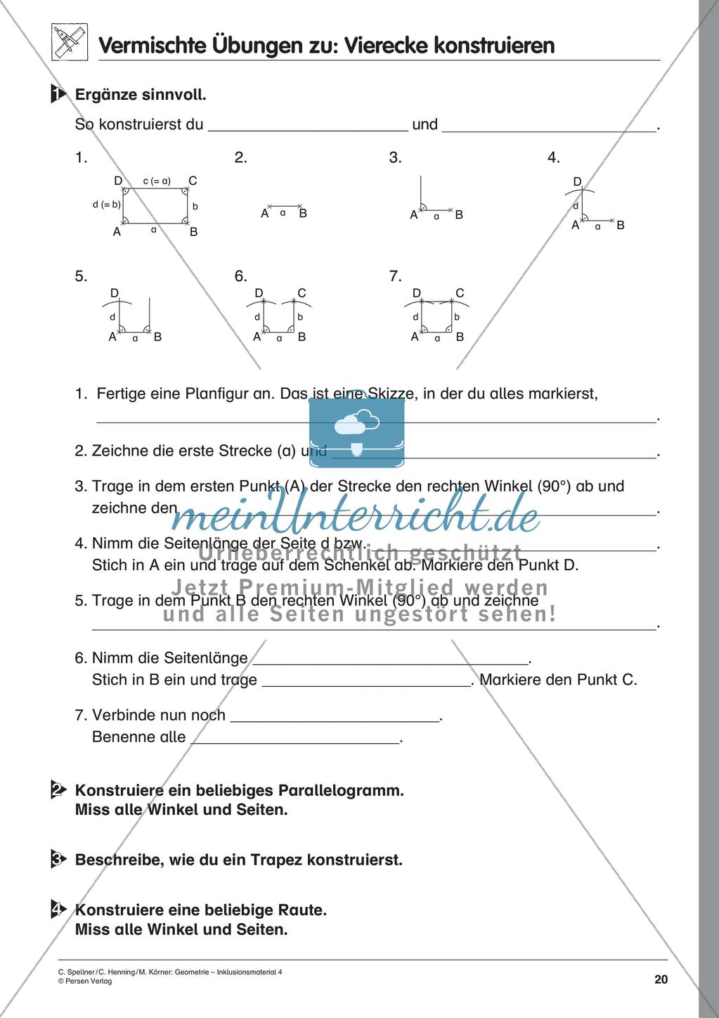 Inklusionsmaterial zum Schwerpunkt Geometrie Preview 22