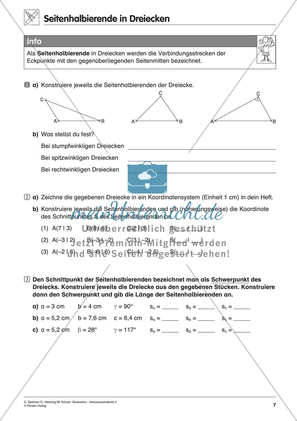 Inklusionsmaterial zum Schwerpunkt Geometrie Preview 9
