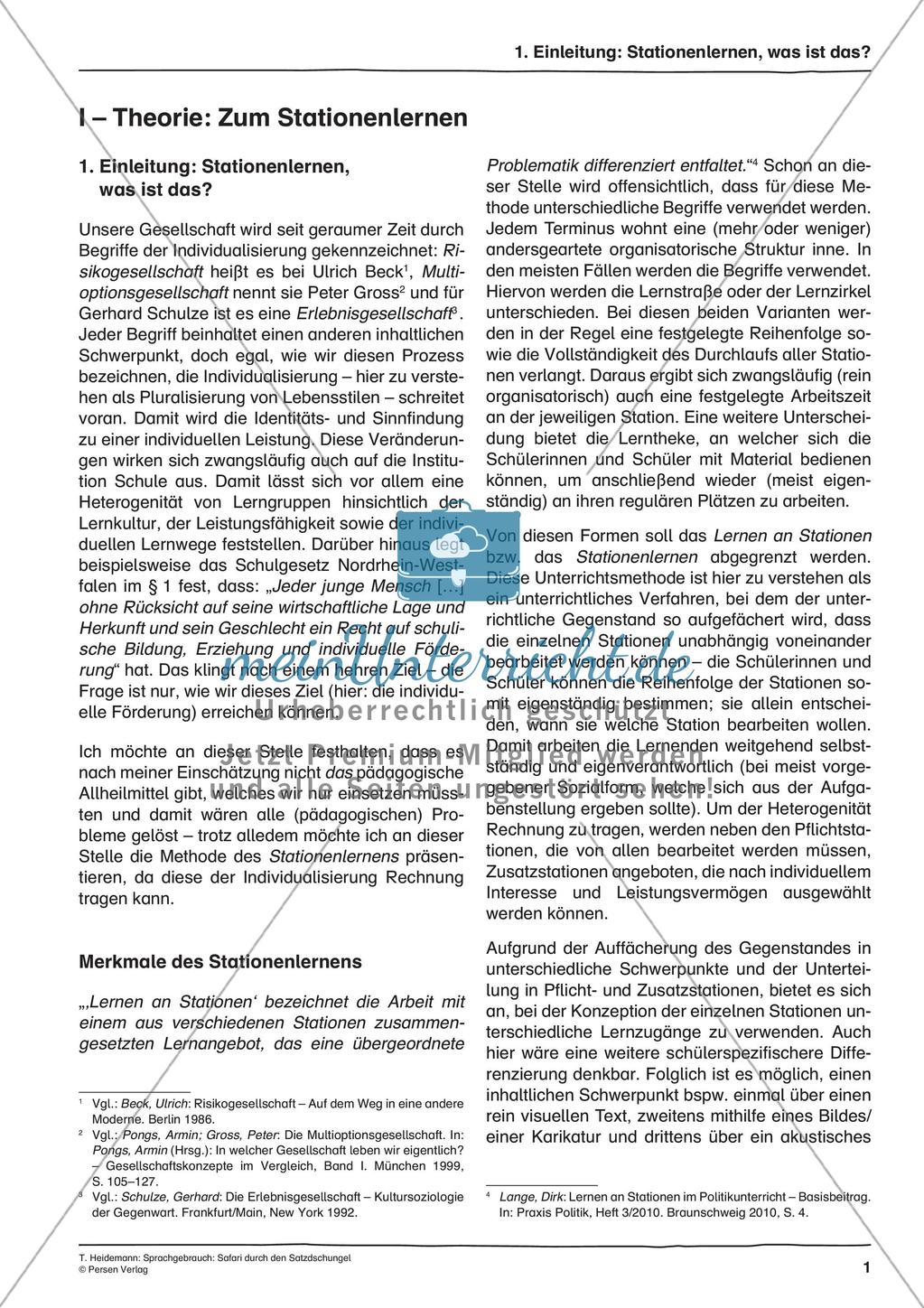 Grammatik und Zeichensetzung im Thema Dschungel Preview 3