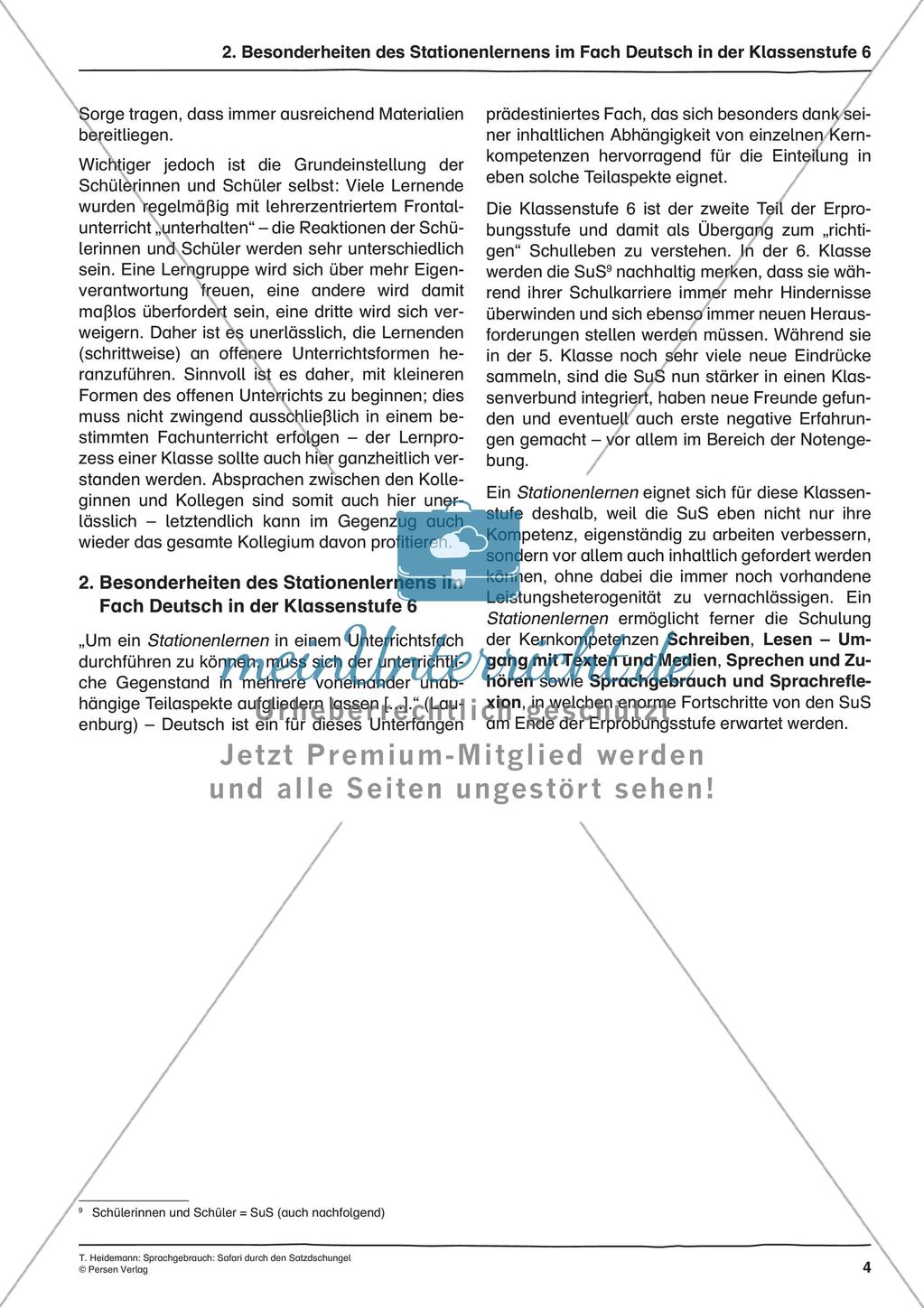 Grammatik und Zeichensetzung im Thema Dschungel Preview 6