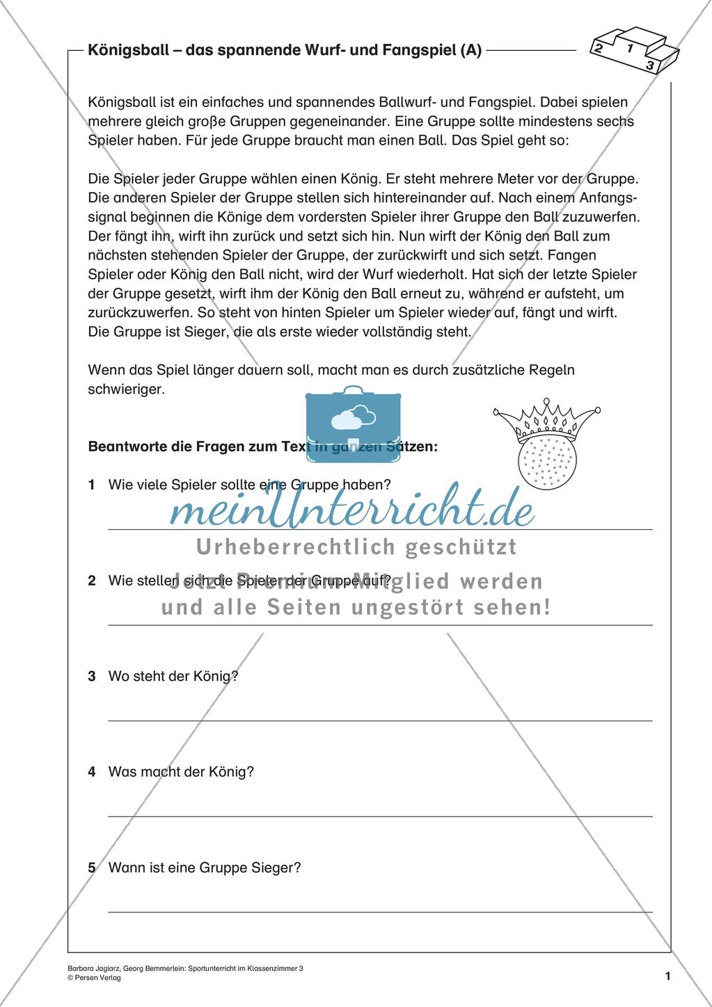 Sporttheorie: Königsball Preview 3