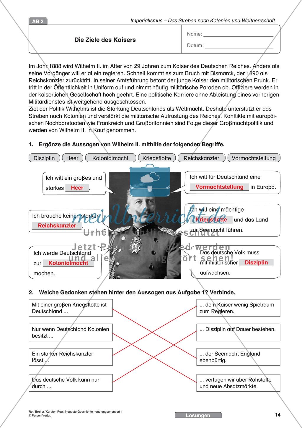 Imperialismus: Streben nach Kolonien und Weltherrschaft Preview 16