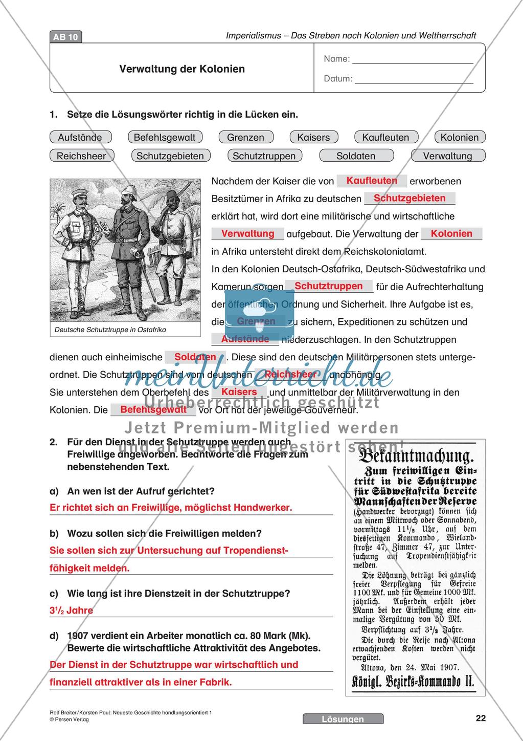 Imperialismus: Streben nach Kolonien und Weltherrschaft Preview 24