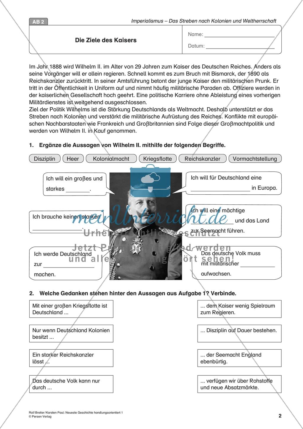 Imperialismus: Streben nach Kolonien und Weltherrschaft Preview 4