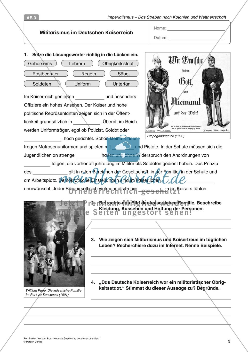 Imperialismus: Streben nach Kolonien und Weltherrschaft Preview 5