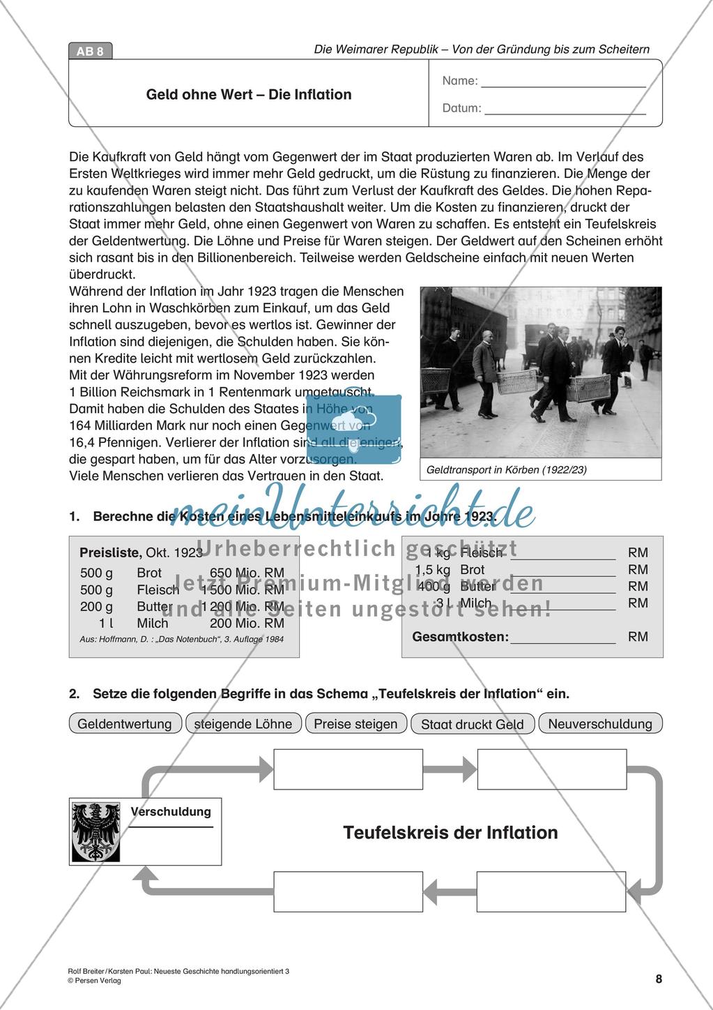 Die Weimarer Republik: Von der Gründung bis zum Scheitern Preview 10