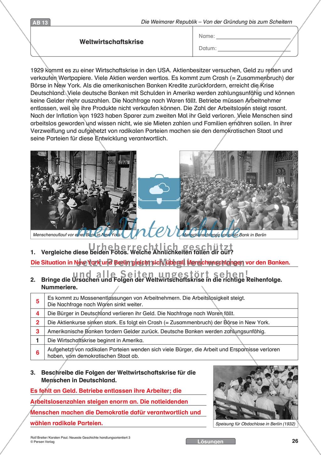 Die Weimarer Republik: Von der Gründung bis zum Scheitern Preview 28