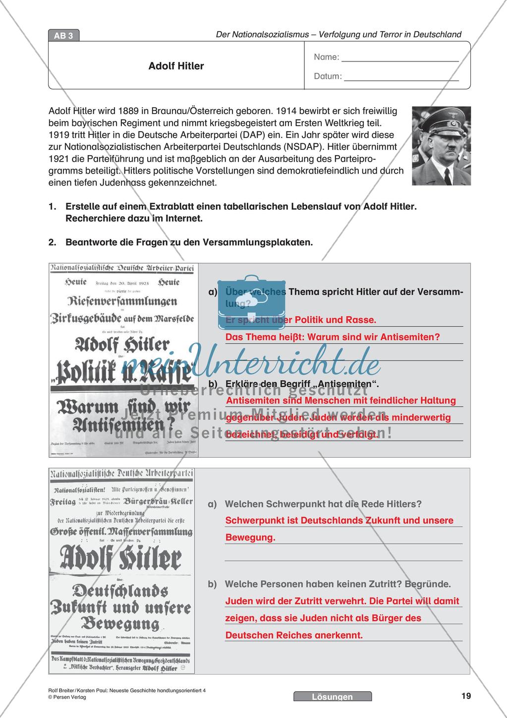 Der Nationalsozialismus – Verfolgung und Terror Preview 21