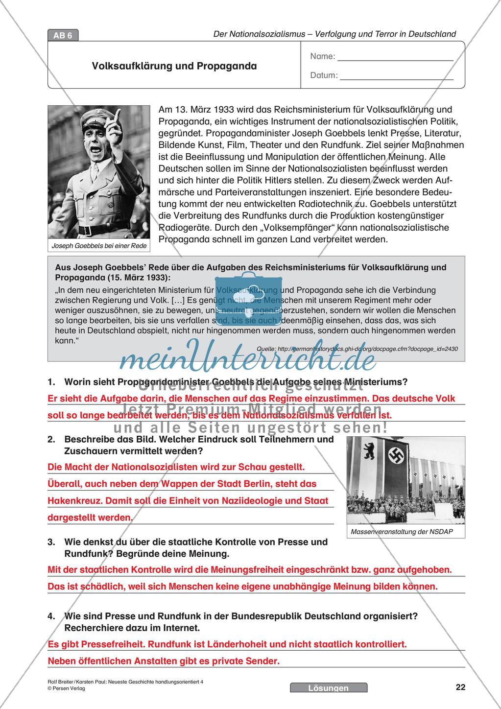 Der Nationalsozialismus – Verfolgung und Terror Preview 24