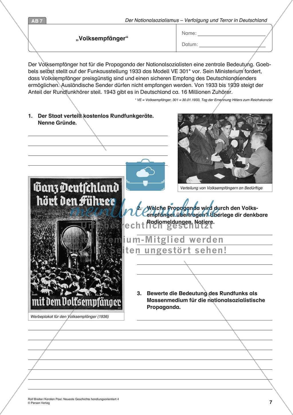Der Nationalsozialismus – Verfolgung und Terror Preview 9