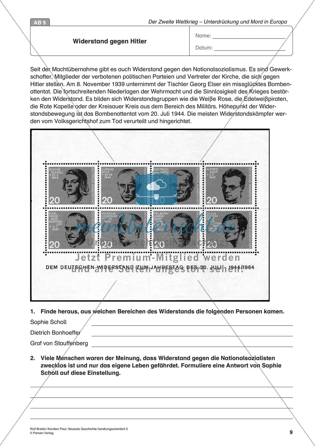 Der Zweite Weltkrieg: Unterdrückung und Mord in Europa Preview 11