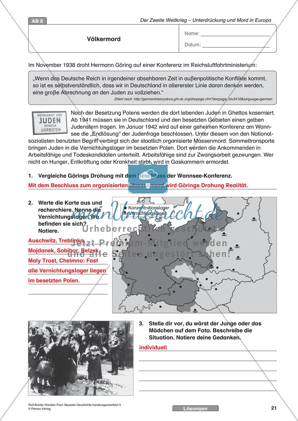 Der Zweite Weltkrieg: Unterdrückung und Mord in Europa Preview 23