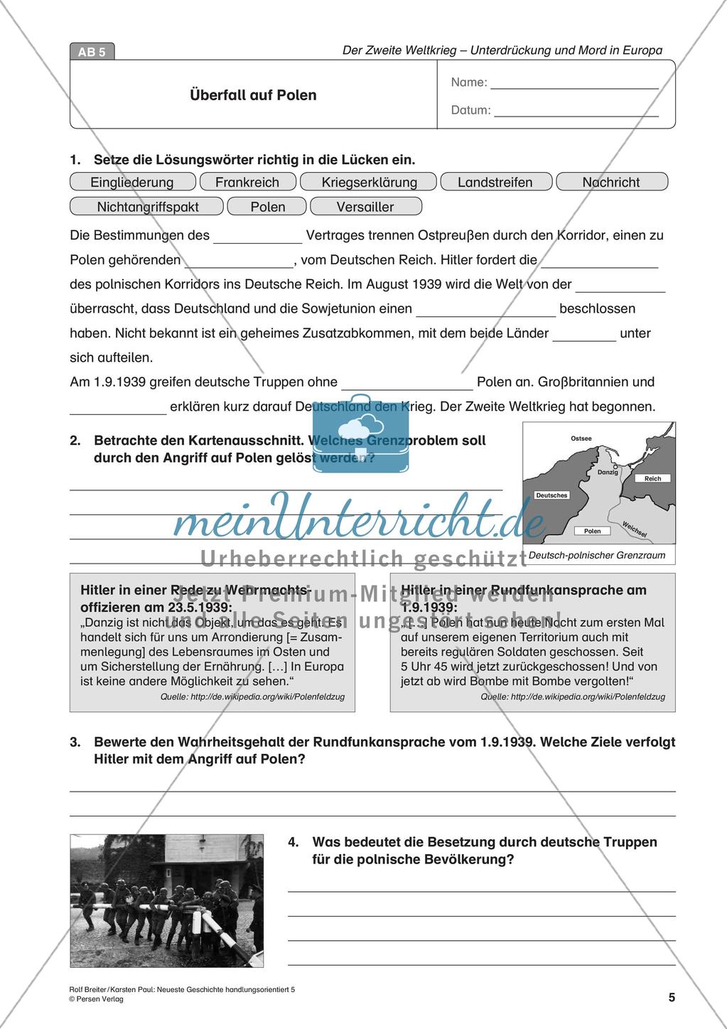 Der Zweite Weltkrieg: Unterdrückung und Mord in Europa Preview 7