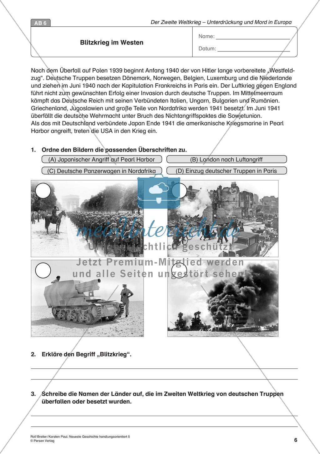 Der Zweite Weltkrieg: Unterdrückung und Mord in Europa Preview 8