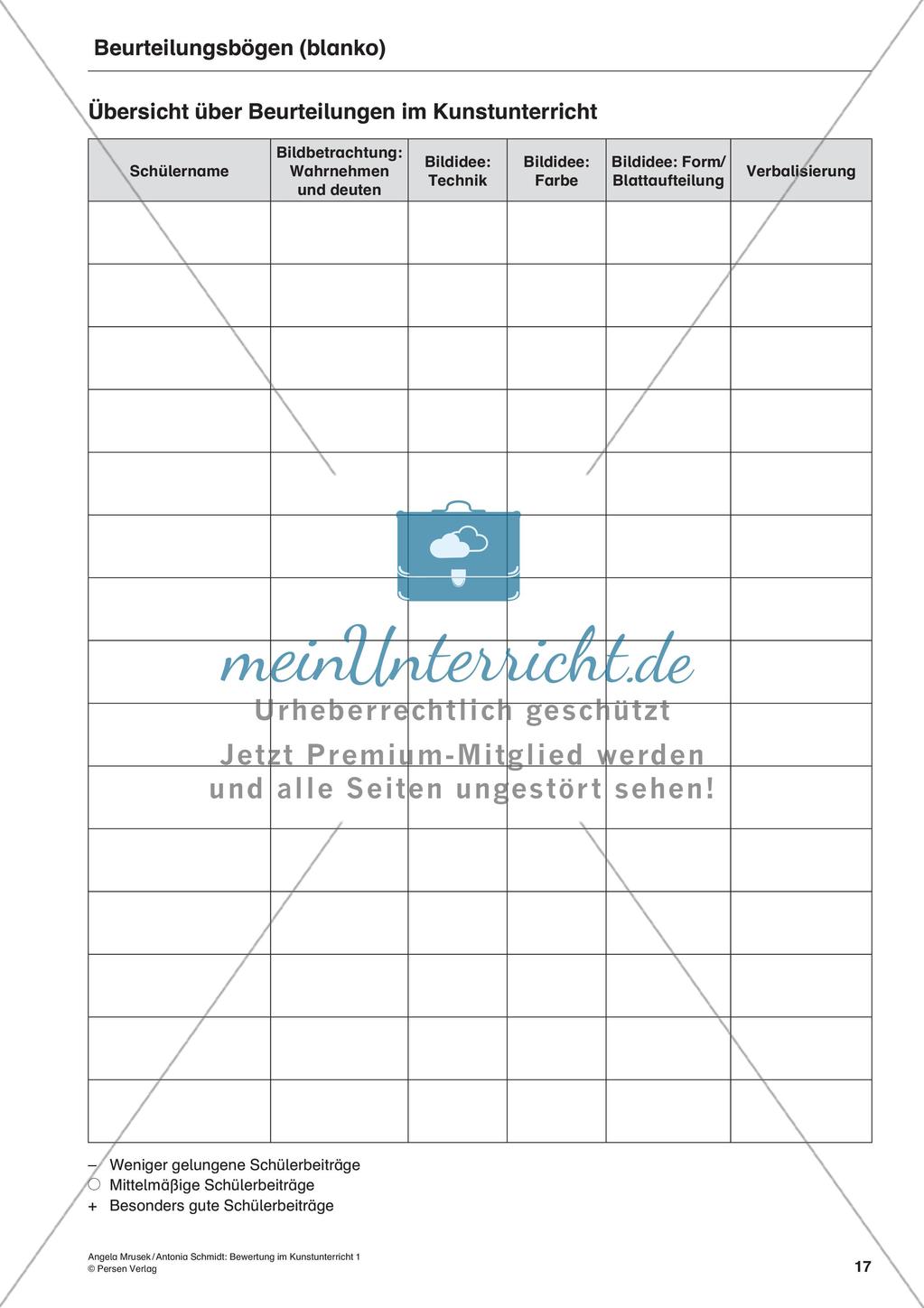 Bewertung im Kunstunterricht Preview 19