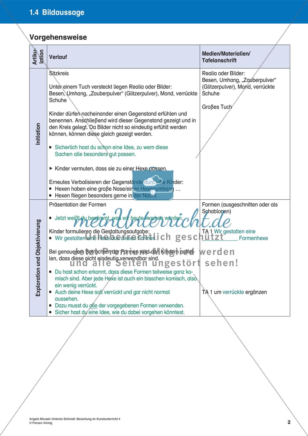 Bewertung im Kunstunterricht: Bildaussage Preview 4