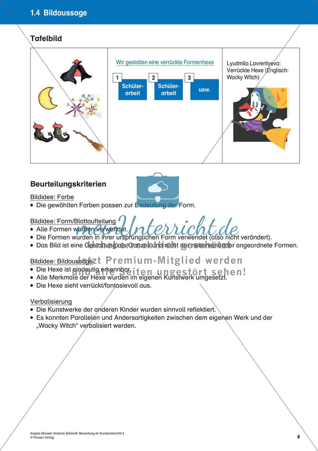 Bewertung im Kunstunterricht: Bildaussage Preview 6