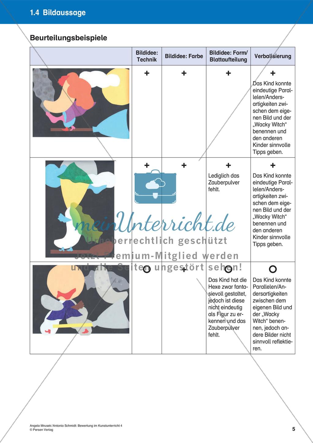Bewertung im Kunstunterricht: Bildaussage Preview 7