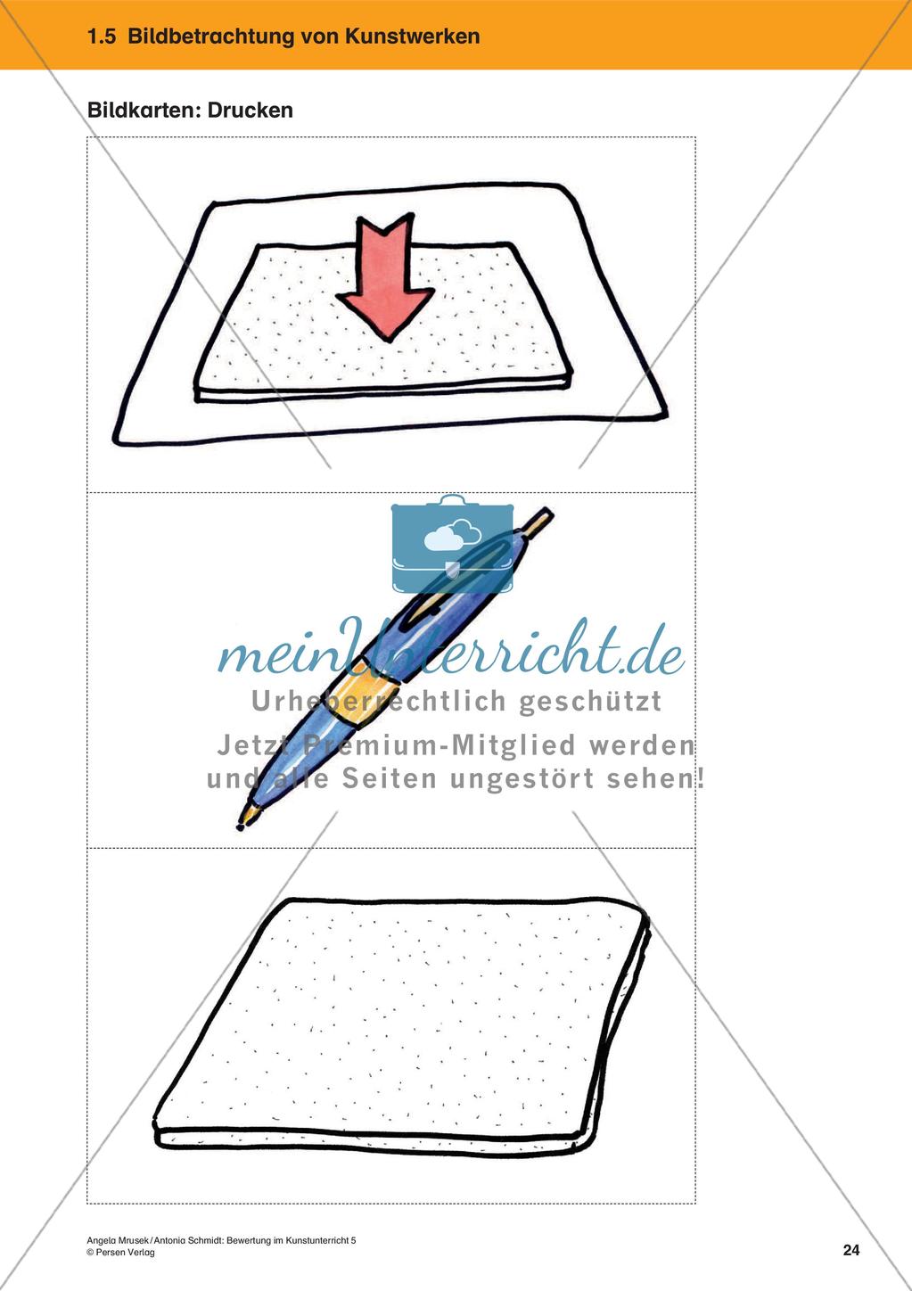 Bewertung im Kunstunterricht: Bildbetrachtung von Kunstwerken Preview 26