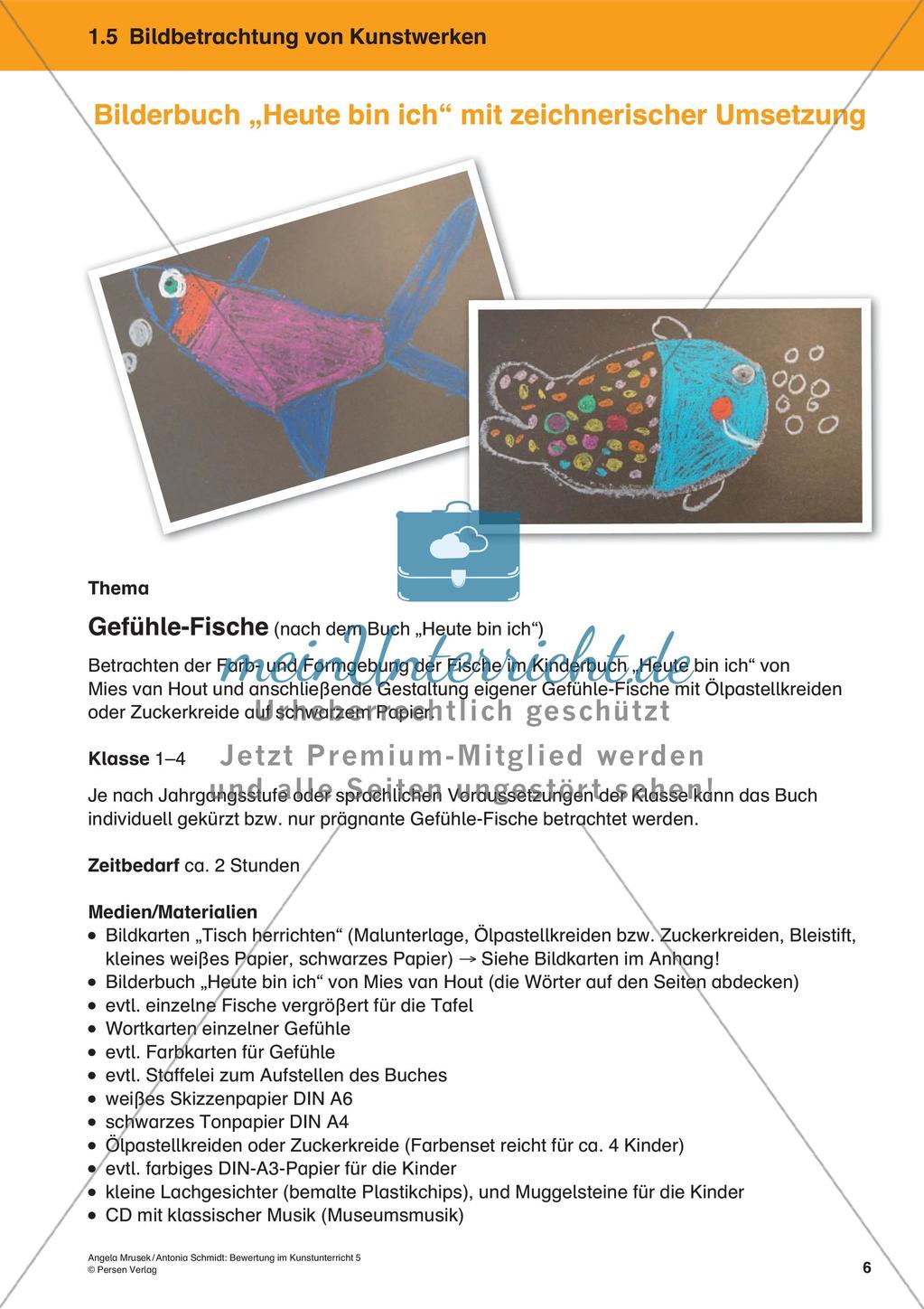 Bewertung im Kunstunterricht: Bildbetrachtung von Kunstwerken Preview 8
