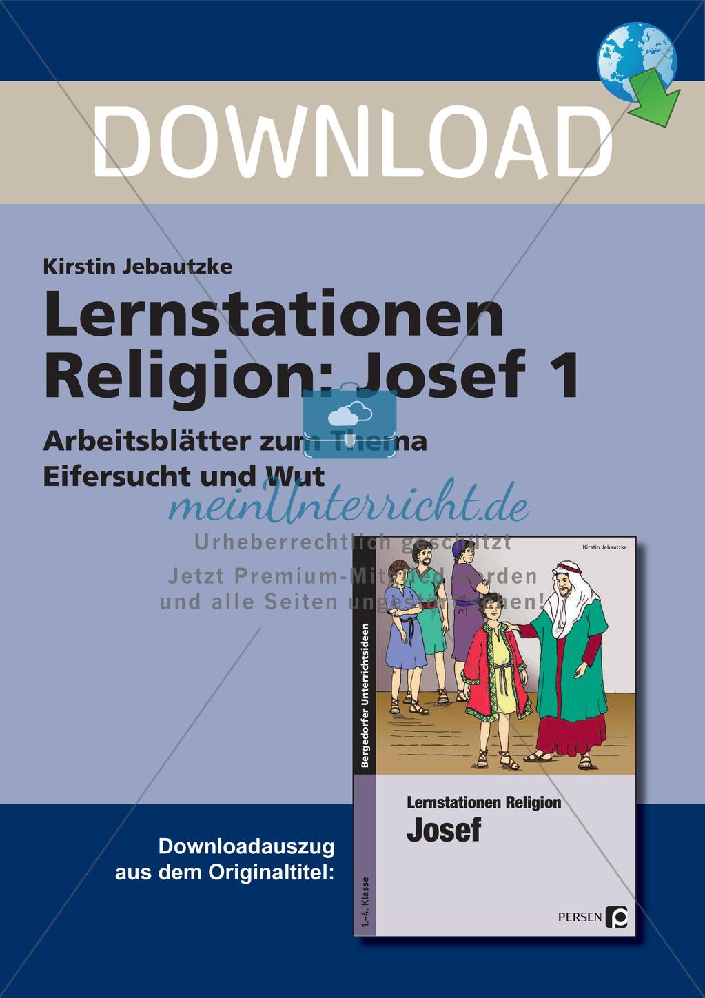 Lernstationen Religion: Josef 1 Preview 1
