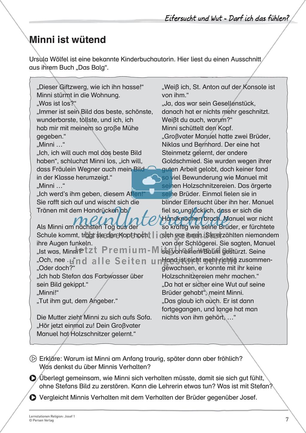 Lernstationen Religion: Josef 1 Preview 9