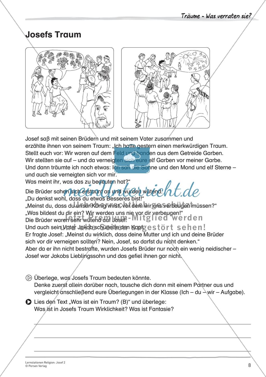 Lernstationen Religion: Josef 2 Preview 10