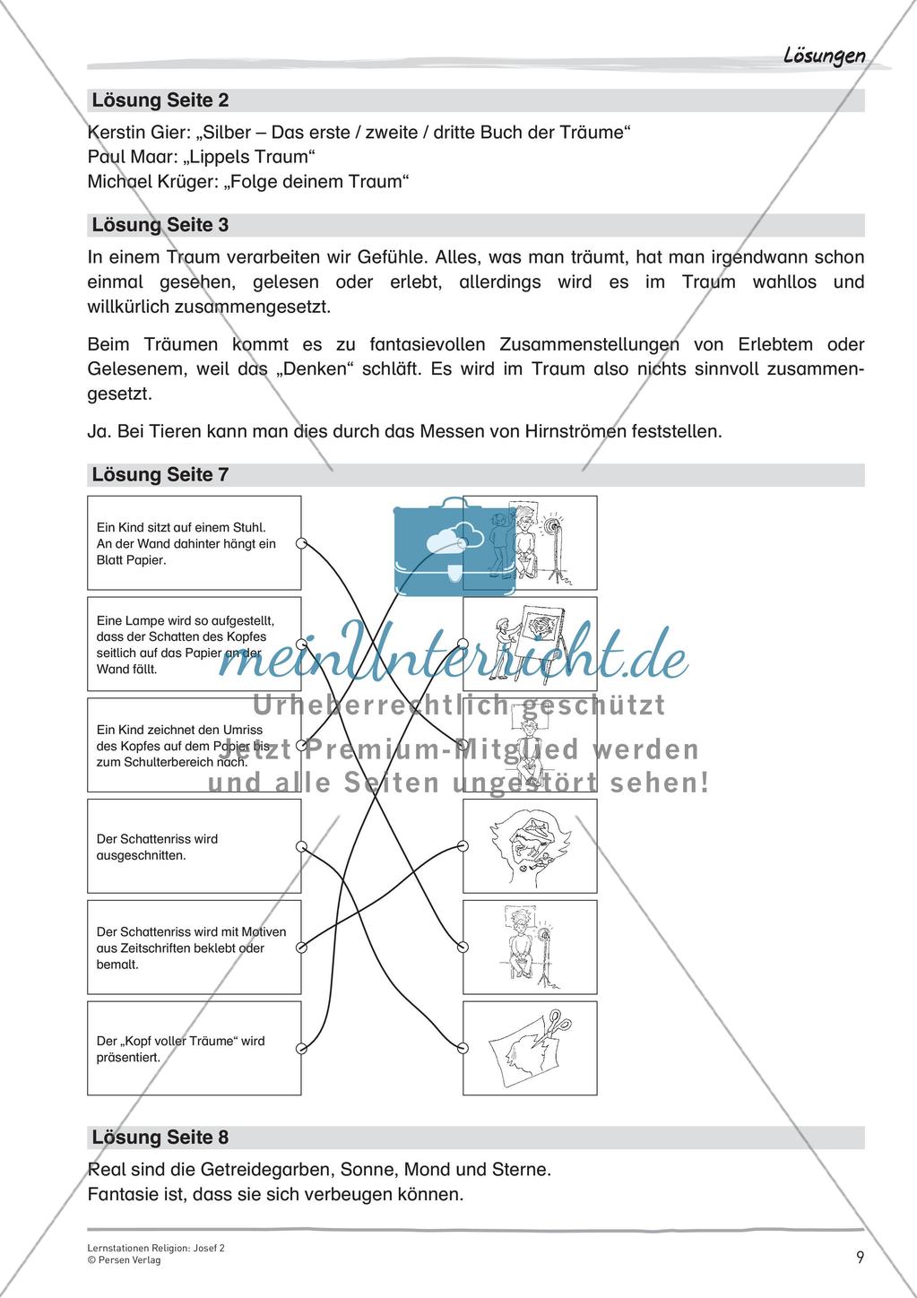 Lernstationen Religion: Josef 2 Preview 11