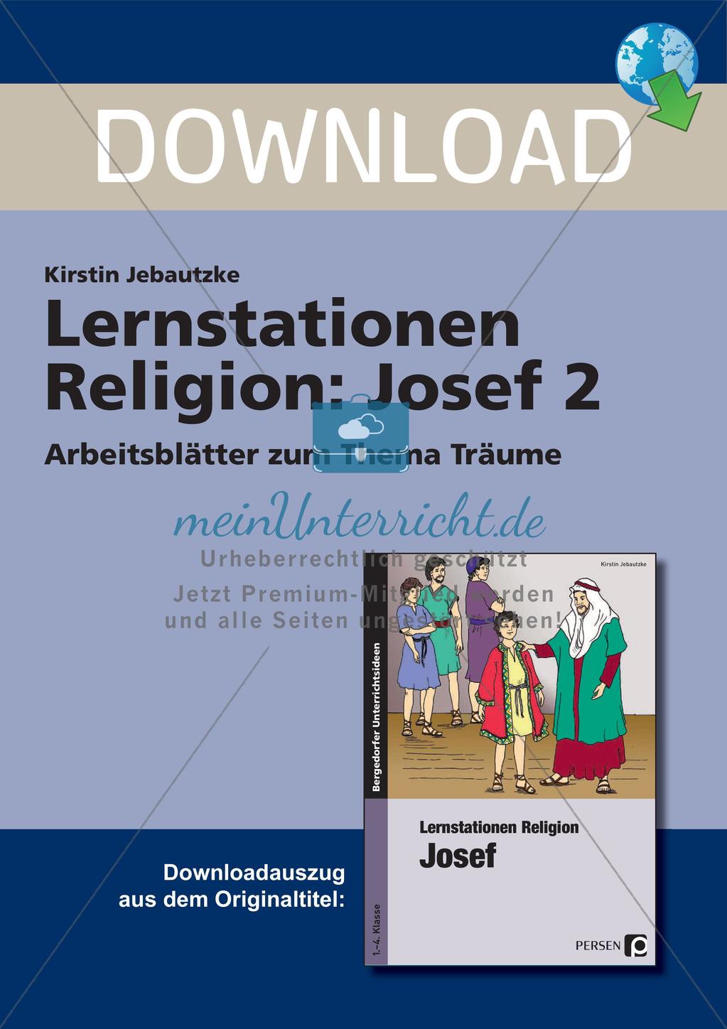 Lernstationen Religion: Josef 2 Preview 1